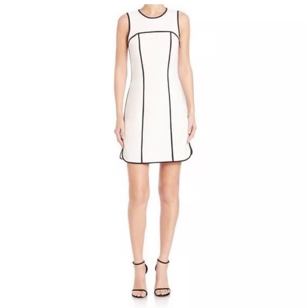 Alice + Olivia Monochrome Mini Skirt